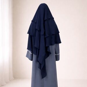 Butterfly khimar hijab Multi-layered khimar with hijab and niqab